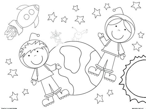 space coloring pages  preschoolers  getcoloringscom