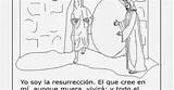 Resurreccion Lazaro Cristianas sketch template
