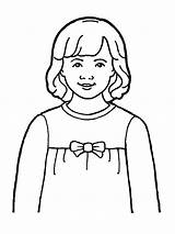 Girl Lds Sister Coloring Pages Child Library Hair Sweater Wearing Shoulder Length Symbols Primary Illustration Primarily Inclined sketch template