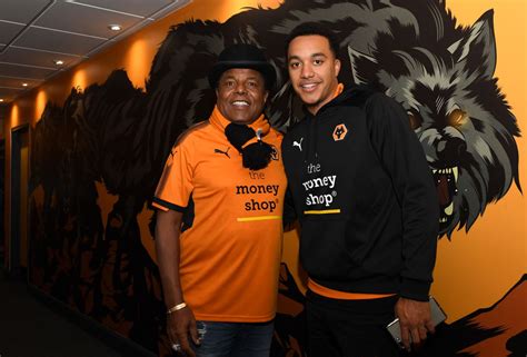 michael jackson s brother tito arrives at molineux to show support for