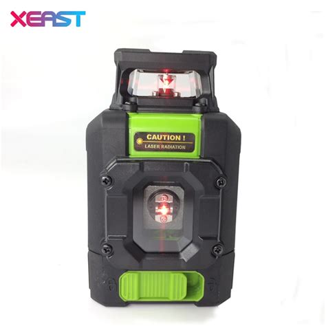 xeast pcs xe  laser level meter  lines  degrees  leveling mini portable instrument