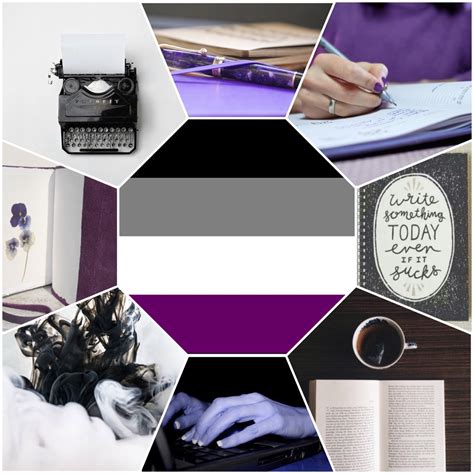 Open Up The Closet Door — Asexual Writer Reader Moodboard Made For