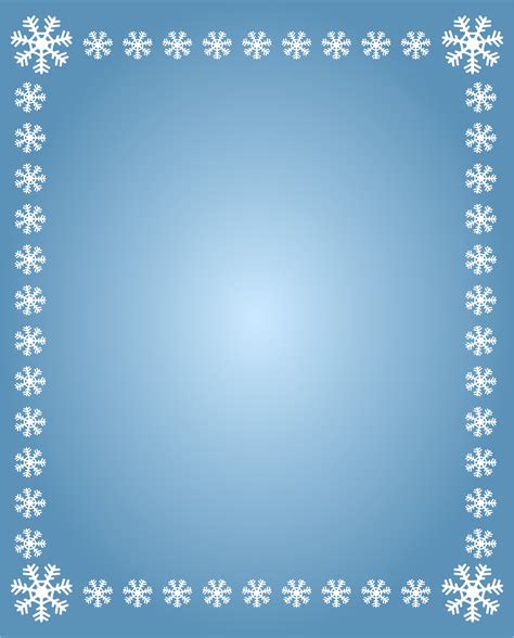 printable snowflake border customize  print