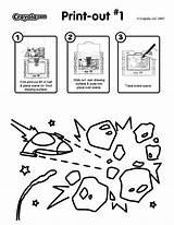 Coloring Pages Asteroid Asteroids Getcolorings Getdrawings sketch template