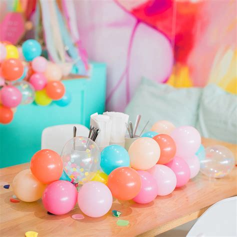 diy mini balloon garland kit choose   colors glamfetti