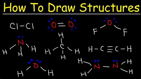 draw lewis structures youtube