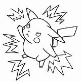 Pokemon Coloring Pages Pikachu Printable Library Clipart Sketch sketch template