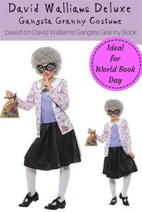 gangsta granny costume from david walliams book ideal for world book