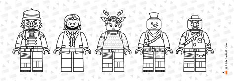 fortnite christmas skins drawing lego minifigures