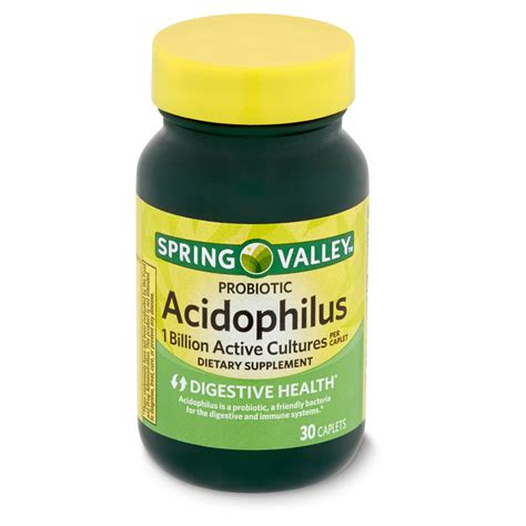 spring valley probiotic acidophilus dietary supplement  count