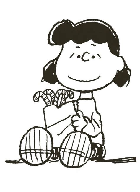 lucy  peanuts coloring page  printable coloring pages  kids