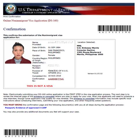 ds 160 application filam your trusted us visa service partner