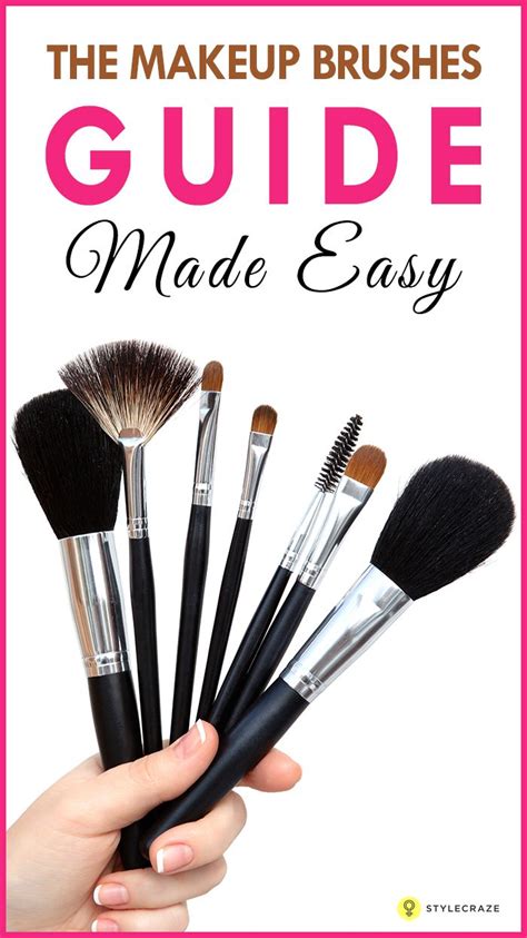 18 different types of makeup brushes and their uses a