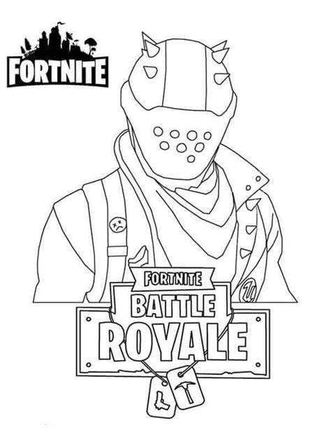 rust lord fortnite battle royale coloring sheet coloring pages