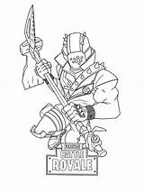 Fortnite Battle Character Royale Coloring Pages Printable Categories sketch template