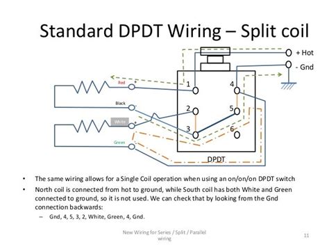 split coil wiring diagram  humbuckers   lever switch  volume  tone series split