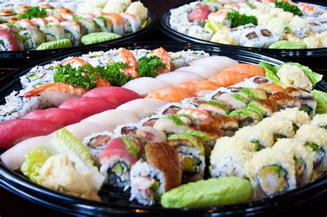 sushi party platter samurai welcome
