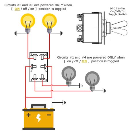 wiring diagram    toggle switch   switch wiring diagram schematic