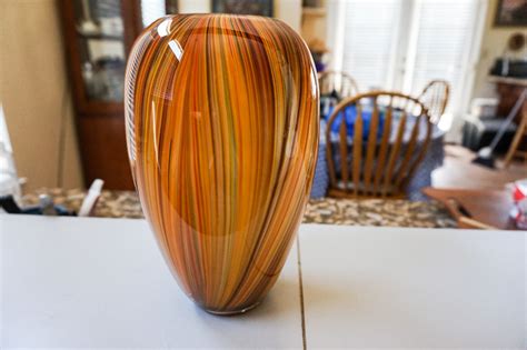 Multi Colored Glass Vase Collectors Weekly