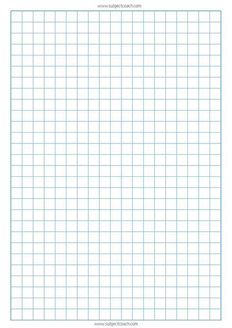 printable grid paper  printable   images  full page