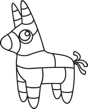 donkey pinata outline template mexican pattern etsy embroidery