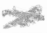 Lancaster Drawing Bomber Cutaway Avro Choose Board Print Paintingvalley Poster sketch template