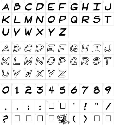 character map   fonts character map  fonts