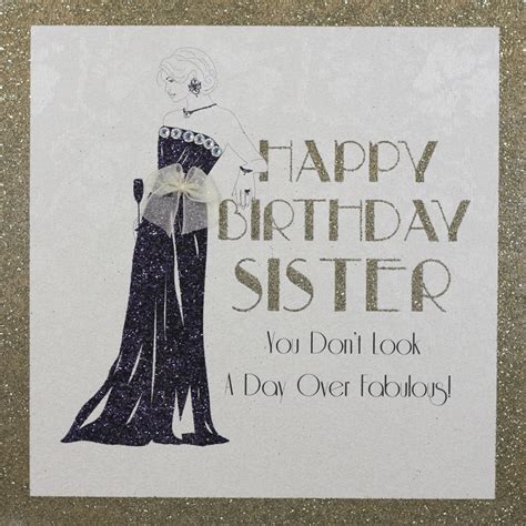 happy birthday sister handmade birthday card cf30 tilt art