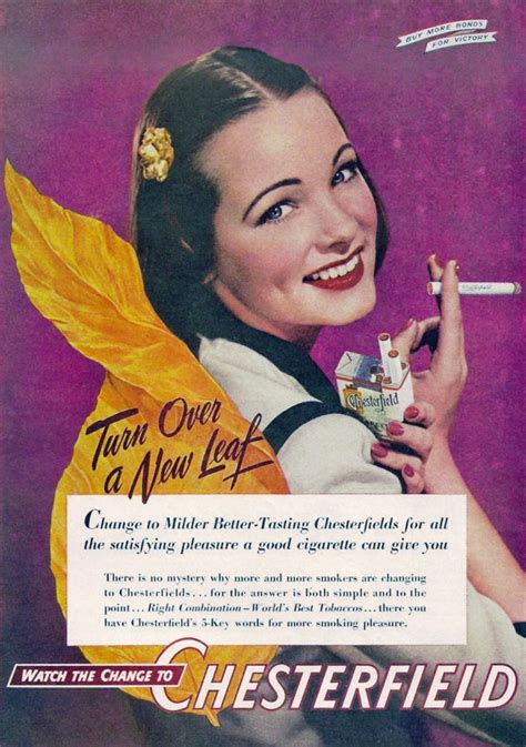 17 Best Images About Chesterfield Cigarette Ads On