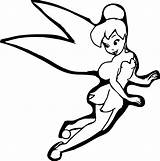Coloring Tinkerbell Smile Wecoloringpage sketch template