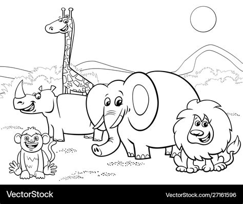 safari animals coloring pages home design ideas