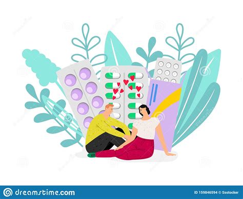 Birth Control Concept Stock Vector Illustration Of Medical 159846594