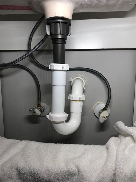 plumb  bathroom sink rplumbing