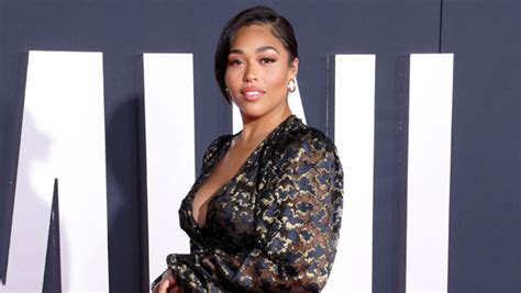 jordyn woods pops booty in tight dress see her sexy pic