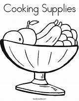 Coloring Cooking Popular sketch template