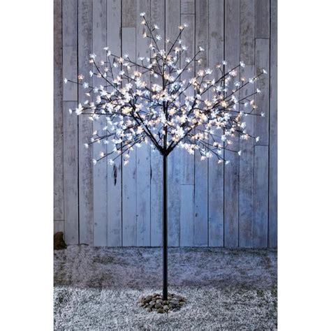 arbre cerisier  fleurs xxl lumineux exterieur   led bicolore blanc chaud  glacier