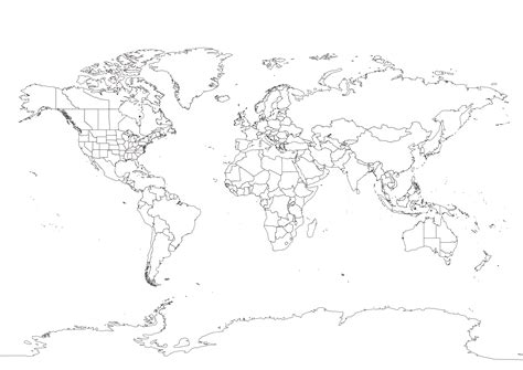 cartes du monde vierge world maps