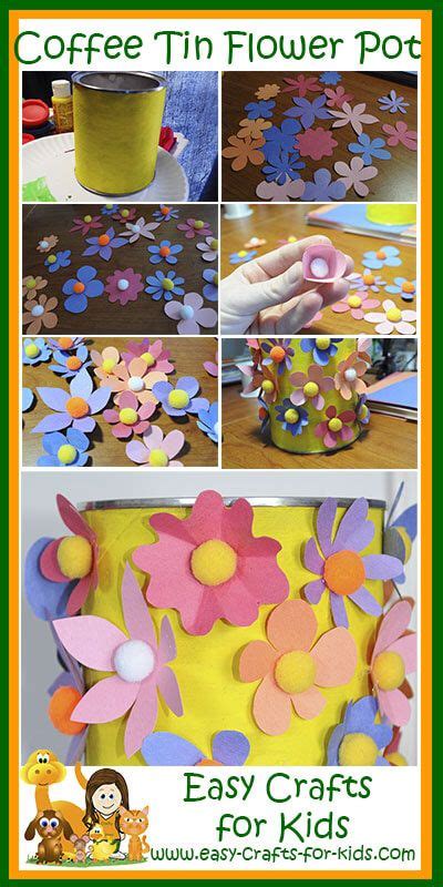 adorable flower pot crafts  kids crafts  kids flower pot