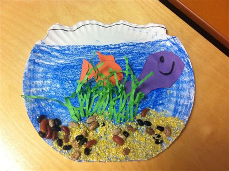 fish bowl preschool  kindergarten preschool arts  crafts