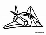 Bomber Stealth Airplane sketch template