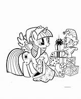 Coloring Twilight Sparkle Christmas Pony Pages Little Play Gamesmylittlepony sketch template