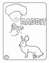 Coloring Pages Asl Language Sign Noun Proper American Rabbit Chair Printable Deaf Animal Kids Getcolorings Contemporary Worksheet Getdrawings Baby Colors sketch template