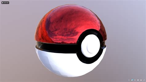 pokemon pokeball model turbosquid