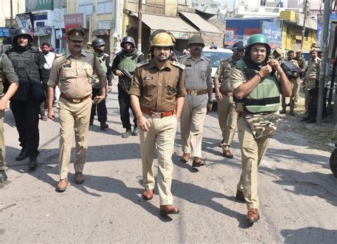 ssp reached sensitive areas due  holi festival drones flying  streets