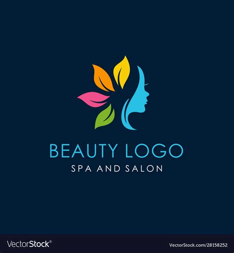 cosmetic beauty logo design royalty  vector image