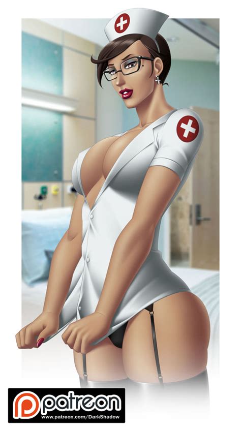 patreon bootylicious nurse by darkshadowartworks on
