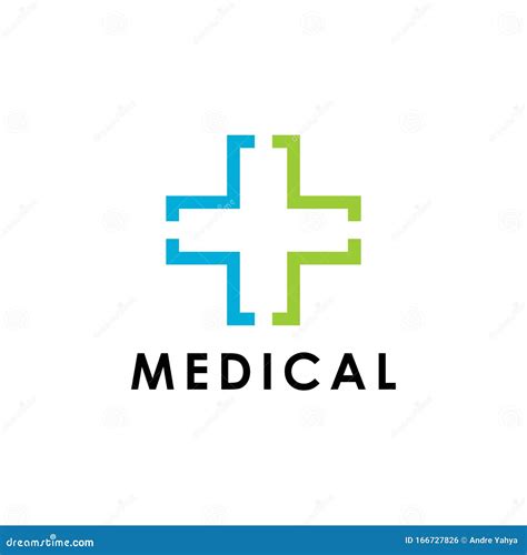 template voor medisch logo stock illustratie illustration  collectief