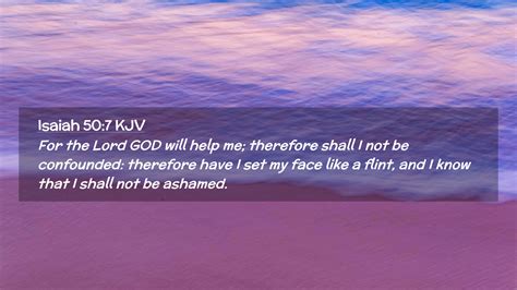 Isaiah 50 7 Kjv Desktop Wallpaper For The Lord God Will Help Me