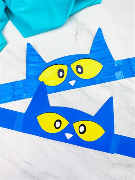cut  pete  cat headband template wellness info  pet parents