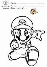 Coloring Luigi Princesa Bowser Mário Atividades Sponsored sketch template
